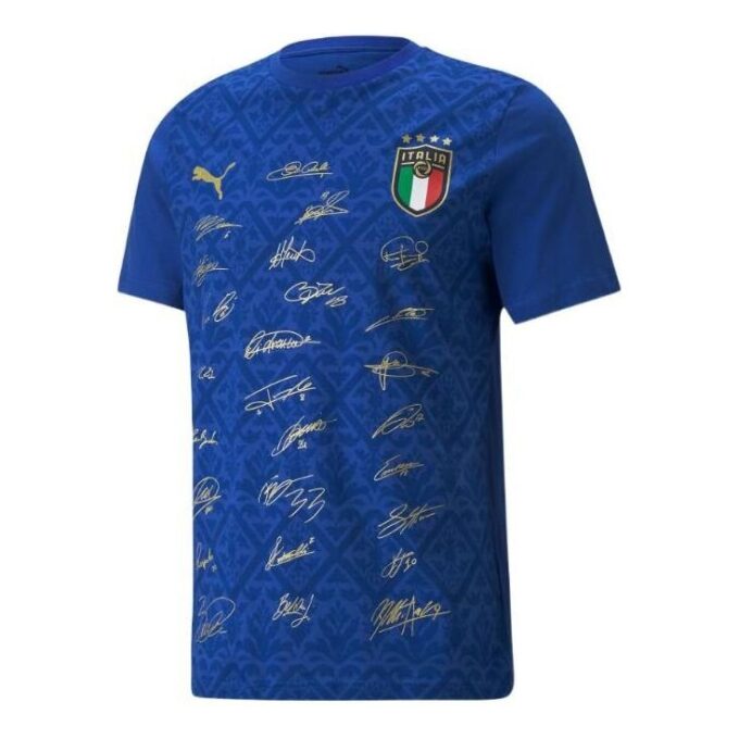 2021-2022 Italia Signature Winner T-skjorte «Blå»