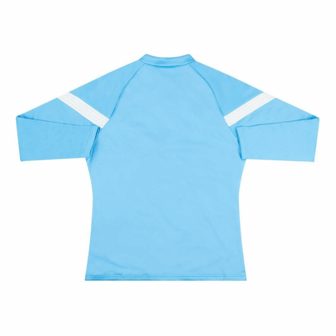 2022-23 Manchester City Puma treningsfleece med 1/4 glidelås «Himmelblå»