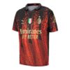Ac Milan 2022/2023 4. bortedrakt for mesterlaget i stadion, versjon «Rød»