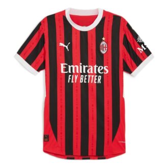 AC Milan 24/25 Autentisk Hjemmedrakt «Rød Svart»