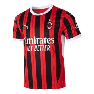 AC Milan 24/25 Hjemmedrakt &laquo;Rød Svart&raquo;