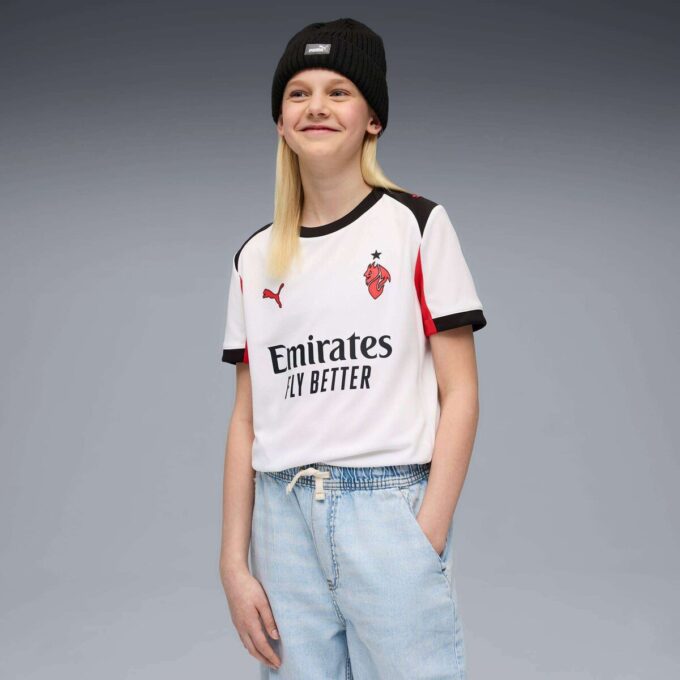 AC Milan 25/26 Bortedrakt Replika til store barn
