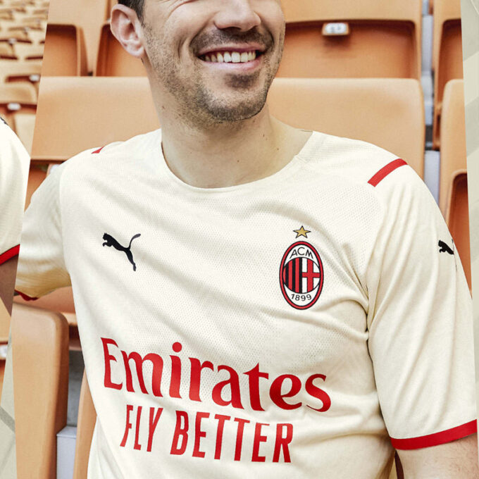 AC Milan Adidas 22/23 Bortedrakt «Hvit»
