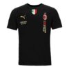 AC Milan Offisiell Italiensk Mester T-skjorte «Svart»