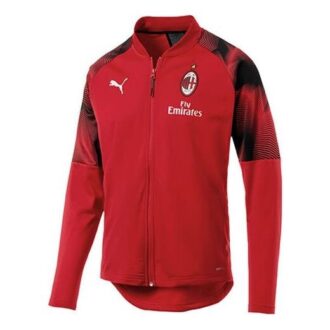 AC Milan Stadium Poly Jakke &laquo;Rød&raquo;