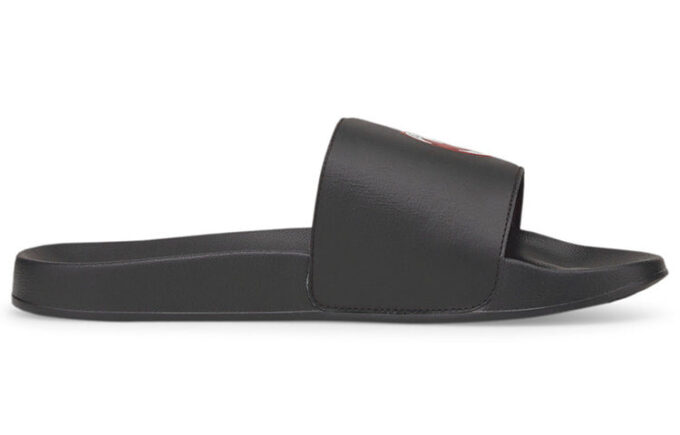 AC Milan x Leadcat 2.0 Slides &laquo;Svart Tango Rød&raquo;