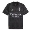 Ac Milan X Pleasures autentisk herrefotballdrakt «Svart og hvit»