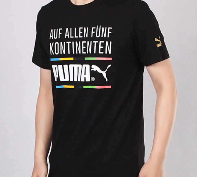 Alfabet Rund Hals Kortermet Svart