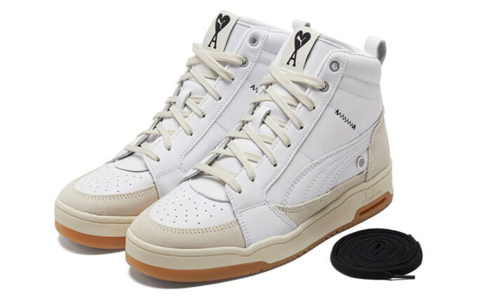 AMI x Slipstream Mid «Hvit Pristine»
