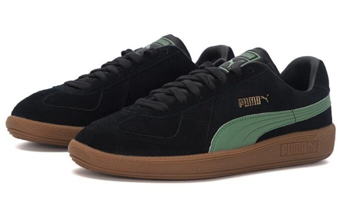 Army Trainer Semsket skinn &laquo;Svart&raquo;