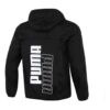 Athleisure Casual Sports Vindtett Løping Vevd Jakke Svart