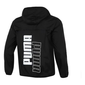 Athleisure Casual Sports Vindtett Løping Vevd Jakke Svart