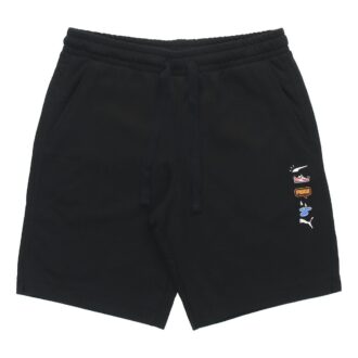 Awareness Athleisure Casual Sports Snoring Pustende Shorts Svart