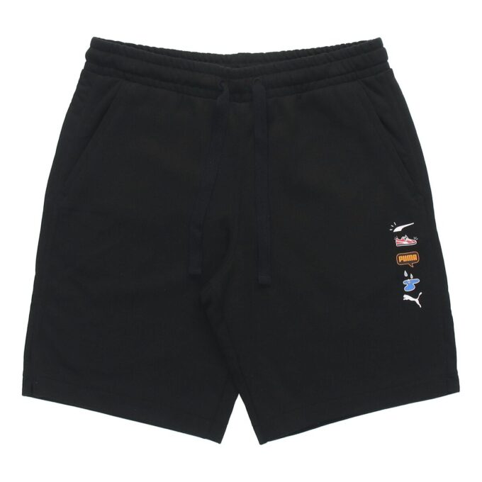 Awareness Athleisure Casual Sports Snoring Pustende Shorts Svart