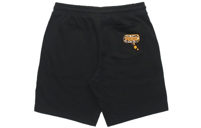 Awareness Athleisure Casual Sports Snoring Pustende Shorts Svart