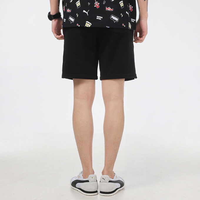 Awareness Athleisure Casual Sports Snoring Pustende Shorts Svart