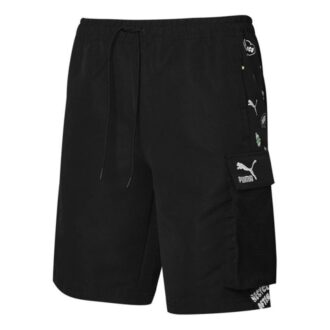 Awareness Cargo Woven Shorts &laquo;Svart Hvit&raquo;