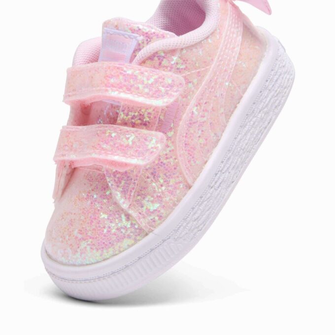 Basket Bow Metallic Sneakers for småbarn