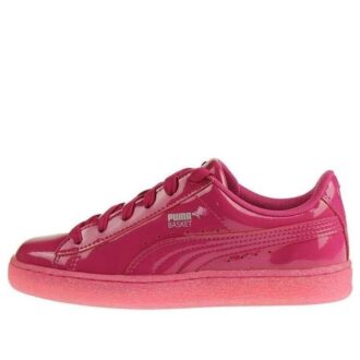 Basket Patent Iced Glit Fritidsbrettsko K Rosa