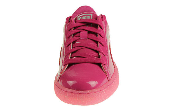 Basket Patent Iced Glit Fritidsbrettsko K Rosa