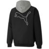 Block Hoodie-jakke &laquo;Svart Hvit Grå&raquo;