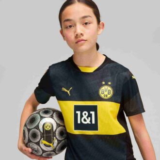 Borussia Dortmund 24/25 store barne-replika bortedrakt