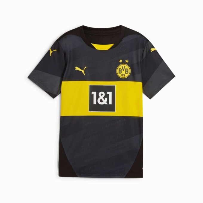 Borussia Dortmund 24/25 store barne-replika bortedrakt
