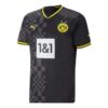 Borussia Dortmund Bortedrakt 22/23 Replica &laquo;Svart Gul Hvit&raquo;
