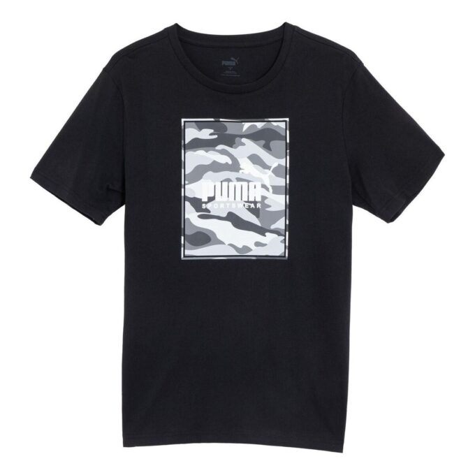 Box Logo Camo Lifestyle T-skjorte «Svart»