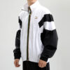 Bronzing Print Casual Sportsjakke Hvit