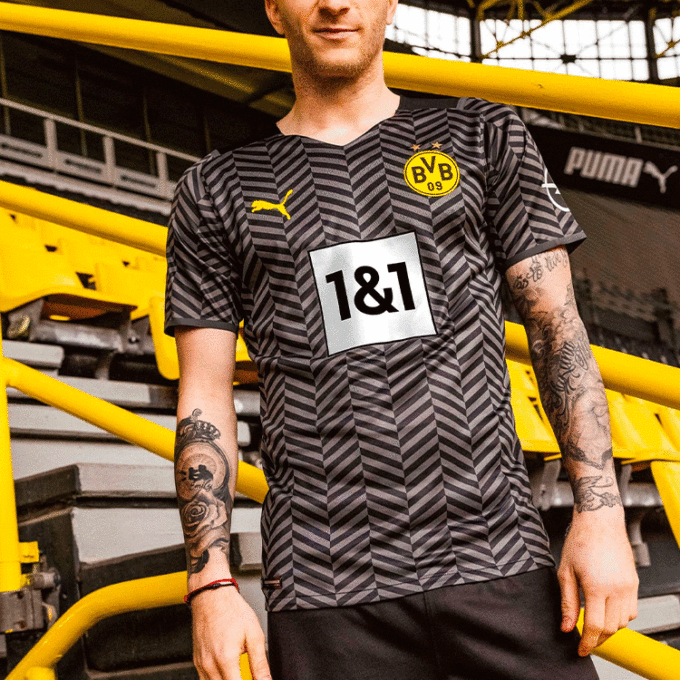 Bvb Borussia Dortmund 21/22 Bortedrakt &laquo;Svart&raquo;