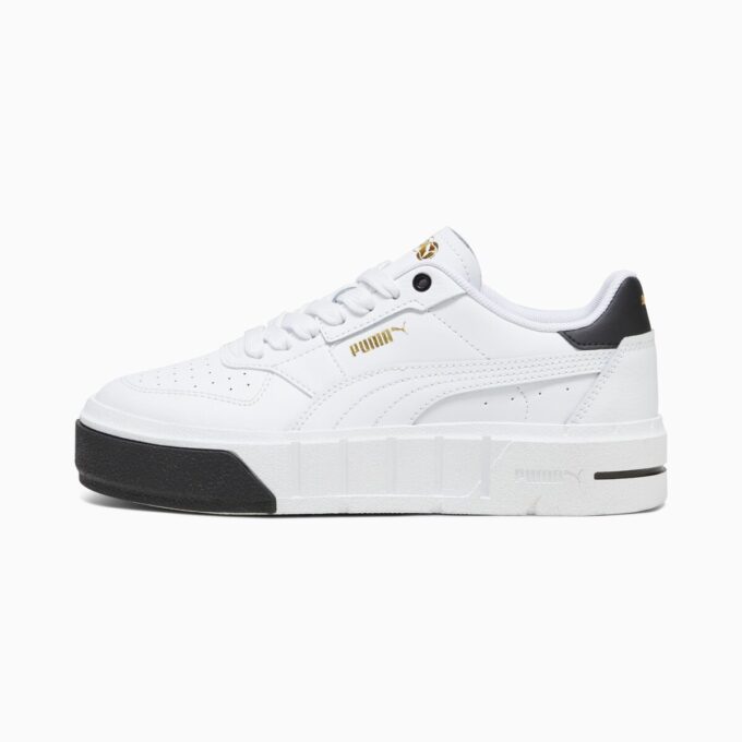 Cali Court store barnesneakers i skinn