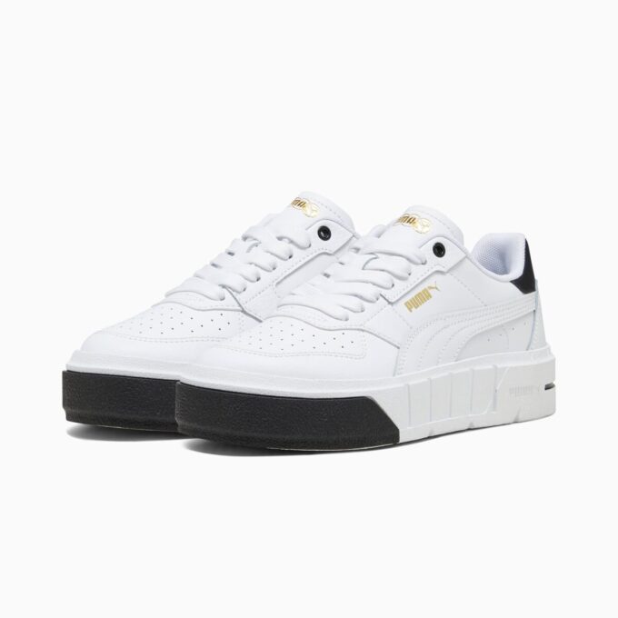 Cali Court store barnesneakers i skinn