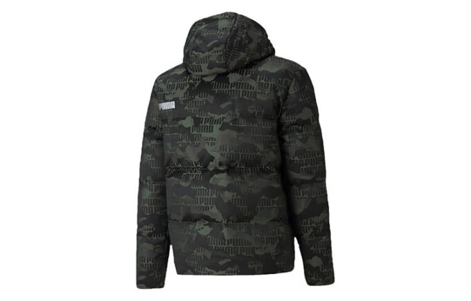 Camo Dunjakke &laquo;Grønn Hvit&raquo;