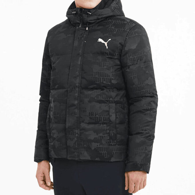 Camo Dunjakke &laquo;Svart Hvit&raquo;