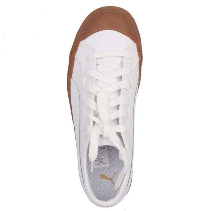 Capris skinn skateboardsneakers &laquo;Hvit&raquo;