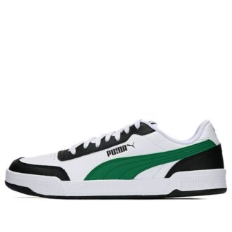 Caracal Slitasjebestandige Lette Lave Topper Fritids Skateboardsko Unisex Hvit Grønn