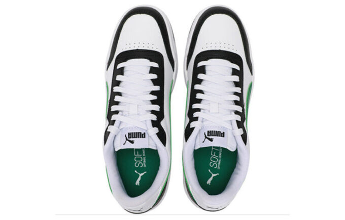 Caracal Slitasjebestandige Lette Lave Topper Fritids Skateboardsko Unisex Hvit Grønn