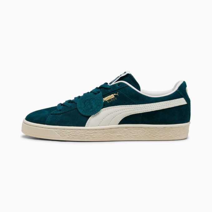 Charles F. Stead V-sneakers i semsket skinn