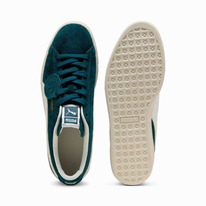 Charles F. Stead V-sneakers i semsket skinn
