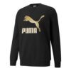 Classics Logo Crew Bronzing Large Logo Sports Rund Hals Genser Svart