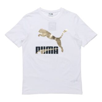 Classics Logo T-skjorte «Hvit gull svart»