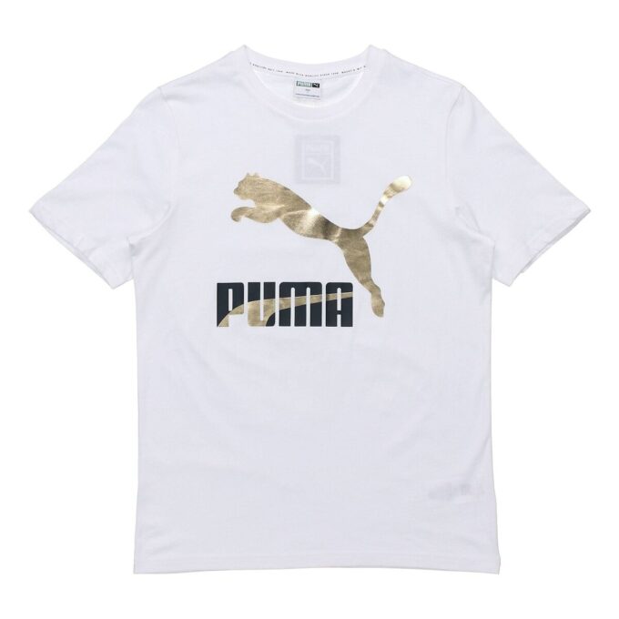 Classics Logo T-skjorte «Hvit gull svart»