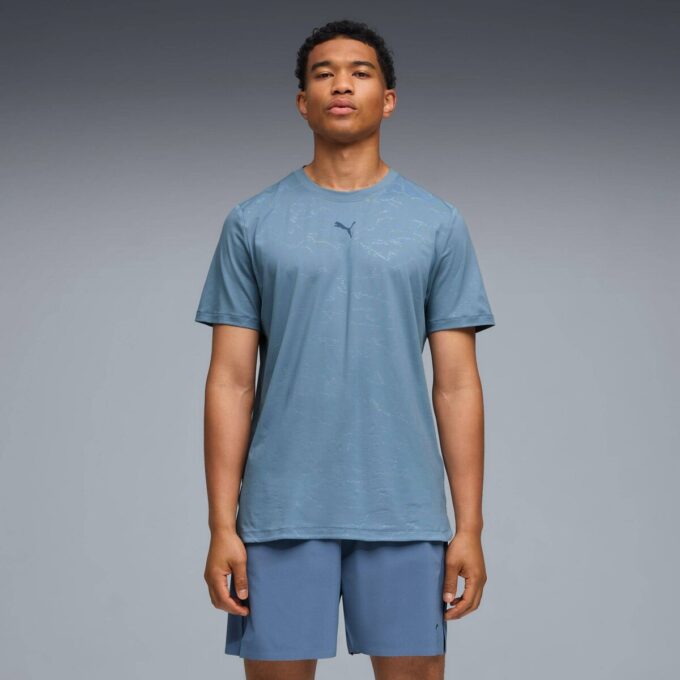 Cloudspun Ultra Soft Men Embossed Training T-skjorte