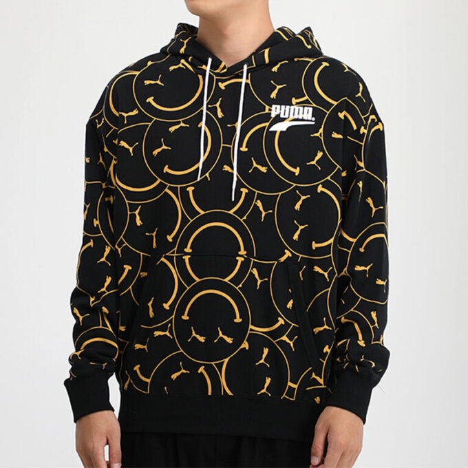 Club AOP Printed Hoodie TR «Svart»