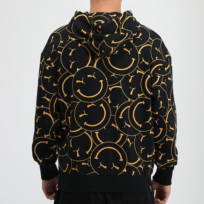 Club AOP Printed Hoodie TR «Svart»