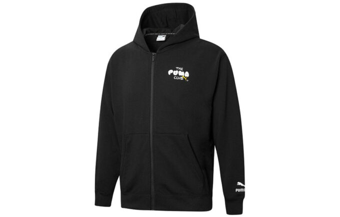 Club Graphic Full Zip Jakke «Svart»