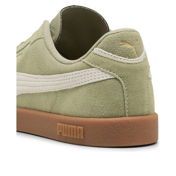 Club II Era Semsket skinn &laquo;Grønn Off White&raquo;