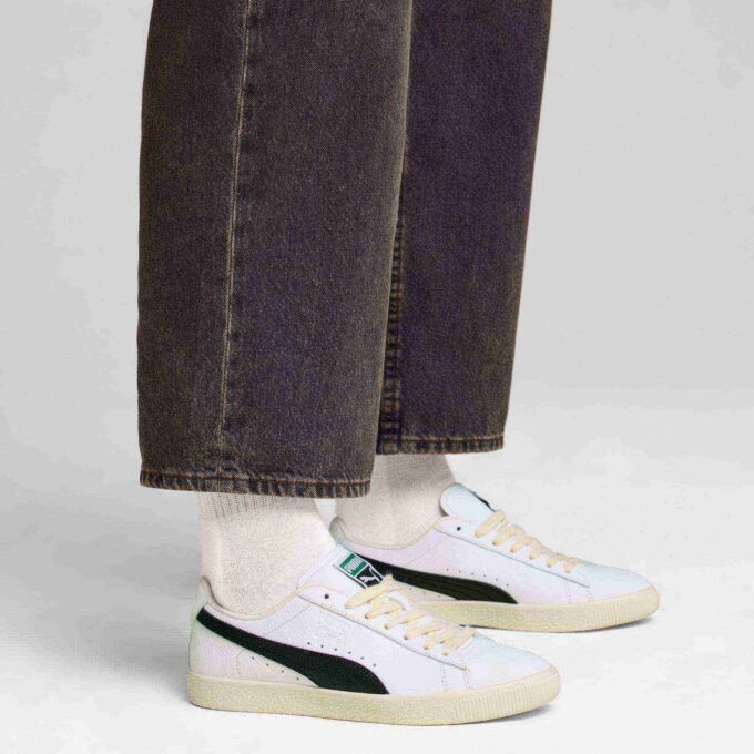 Clyde skinnsneakers
