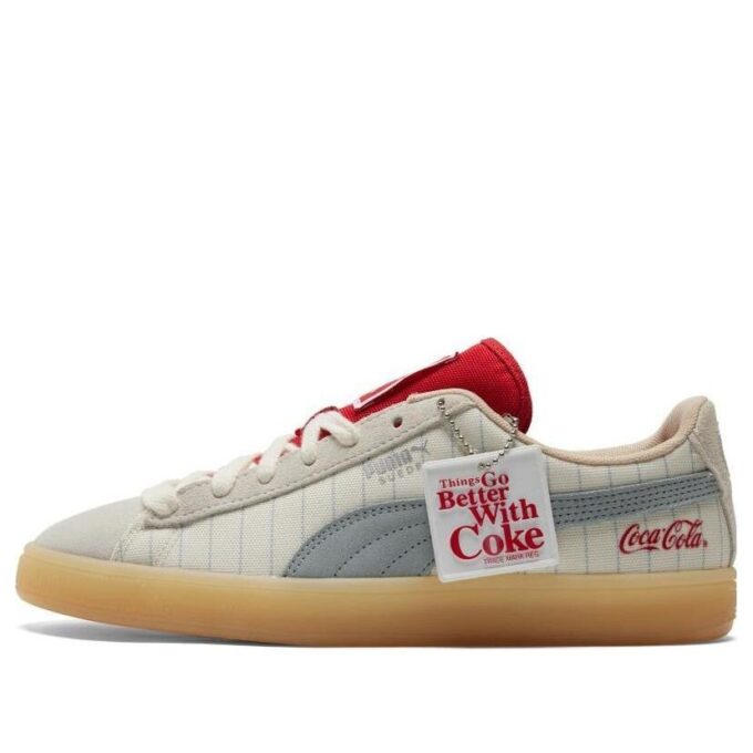 Coca-Cola x Suede «Slate Pinstripes»